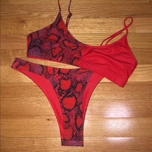 Snakeskin SHEIN bikini